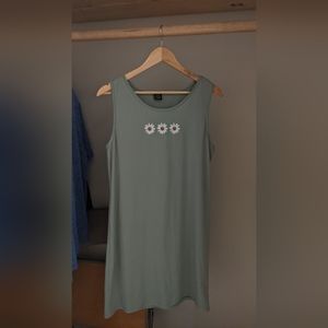 Soft sunflower summer dress